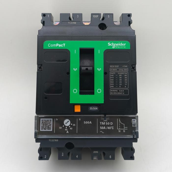 Mccb Breaker Nsx100F 3Pole 50A 36Ka Breaker Nsx100F 3P 35-50A 50A Nsx100F 3P 50A