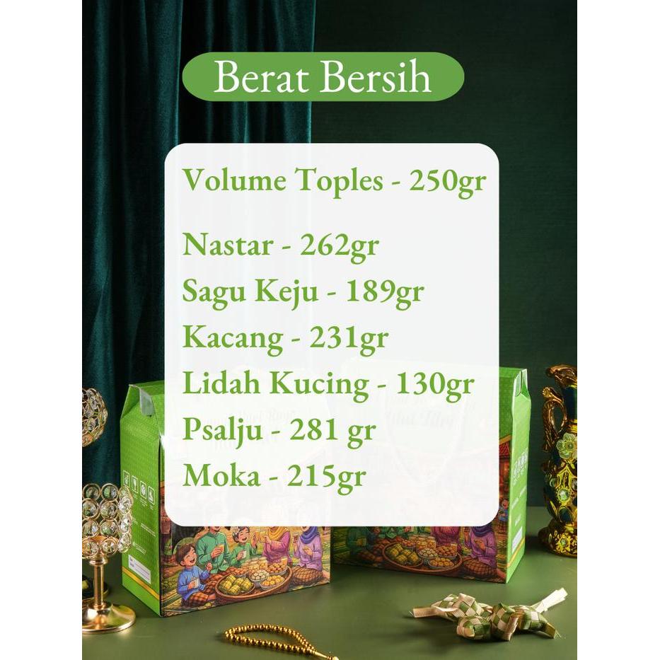paket kue kering lebaran/Hampers kue kering isi 6 Premium