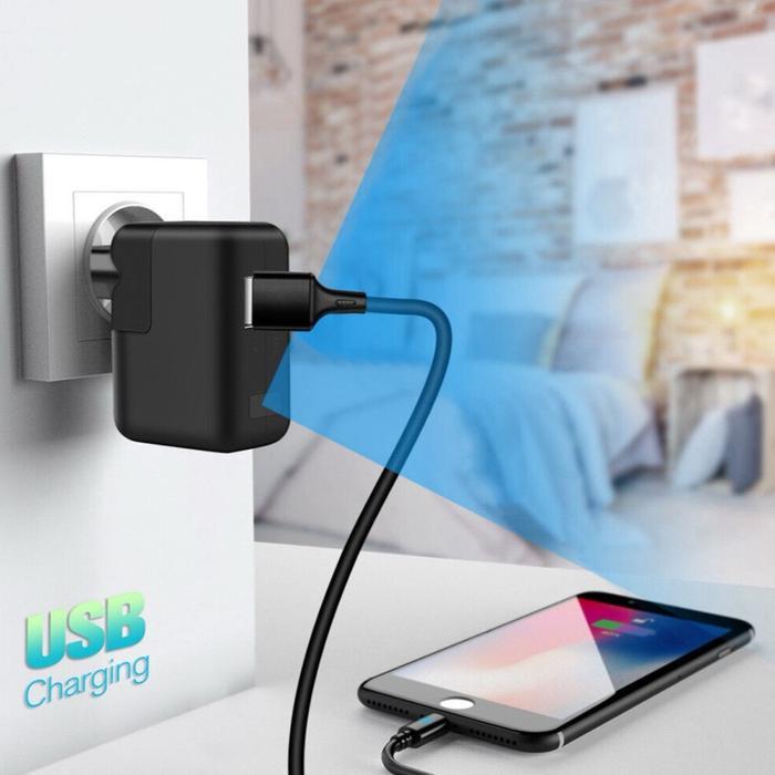 IP Camera Wifi Charger HP Dual USB Charging - Kamera Tersembunyi Cctv Wireless