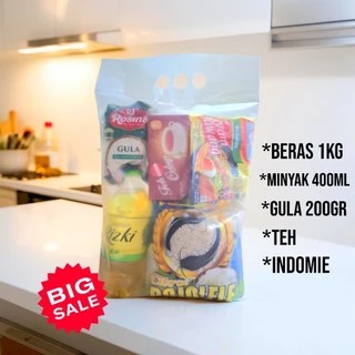 Paket Sembako Super Murah Isi Beras Dan Minyak