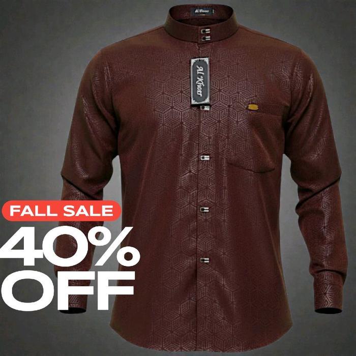 DISKON KEMEJA KOKO MUSLIM EMBOS KEMEJA FORMAL PUTIH EMBOS KOKO LEBARAN 2026 MURAH MOTIF SULTAN