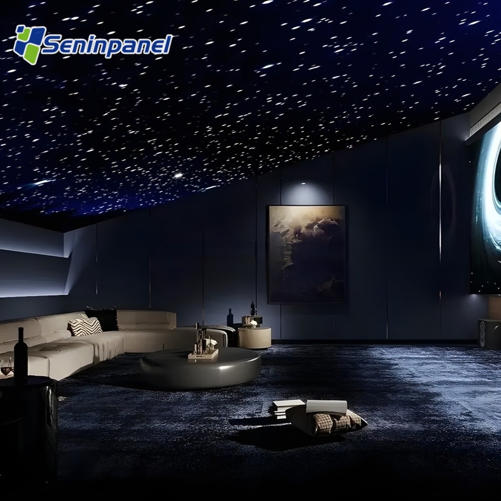 Seninpanel Finished Panels PMMA Random Star Lights Fiber Optic Star Ceiling Panels for Bedroom &