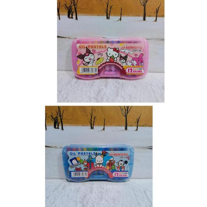 "New" CRAYON BESAR 12warna/krayon/oil pastel/KRAYON SANRIO