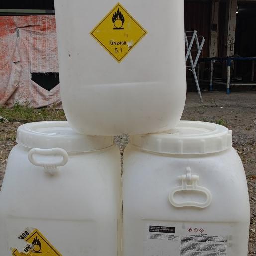 drum bekas kaporit 50 liter / Tong Plastik Bekas Kaporit / Tong Air