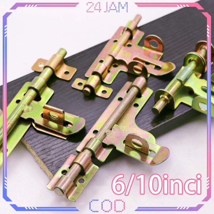 Grendel Pagar Besi Gembok Slot Grendel Overpal Pintu Gembok Slot Jendela Slot Pintu Gudang