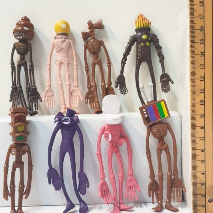 SIREN HEAD SET 8 MAINAN TOPPER PAJANGAN