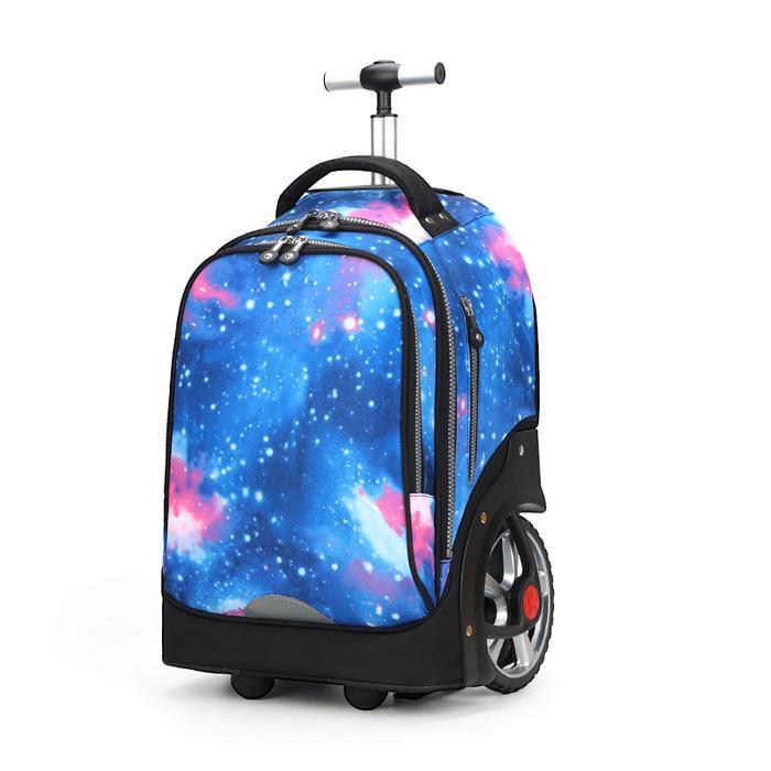 Tas troli sekolah tas travel koper ransel roda besar naik tangga