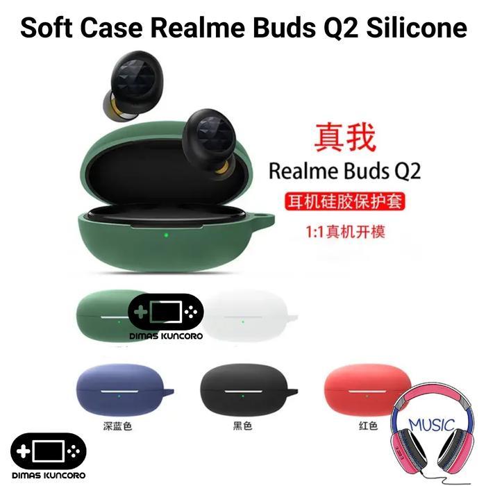 Stok Baru Soft Case Realme Buds Q2 silicone silikon cover tws casing air 2 neo