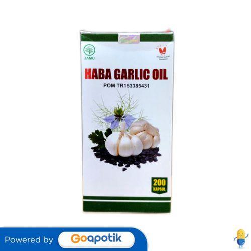 HABA GARLIC OIL BOTOL 200 KAPSUL