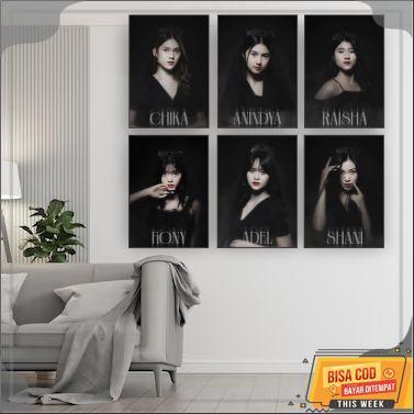 Poster Kayu - Poster dinding mdf JKT48 NEW ERA THE BLACK BRIDE 20x30cm - NOTSLEEP STORE