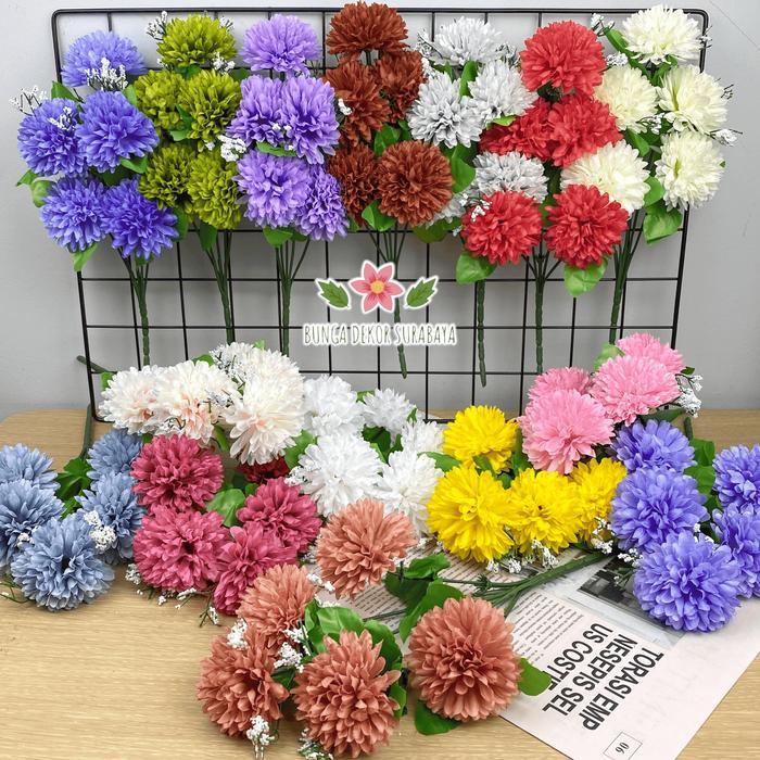 Bunga Ballmum Artificial / Bunga Artificial / Bunga Plastik / Bunga Dekorasi / Dekorasi