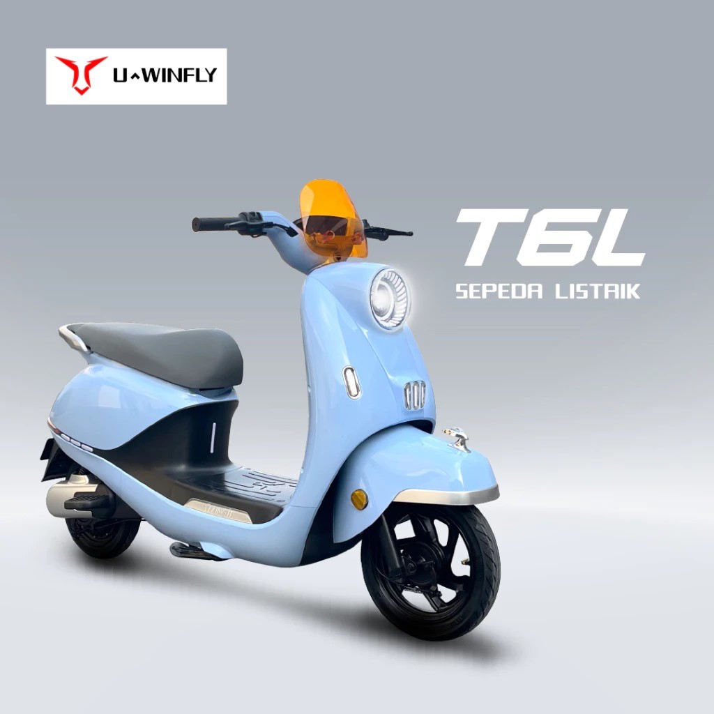 Sepeda Listrik Uwinfly T60 / T65 LITHIUM Terbaru Garansi Resmi Sepeda Listrik Uwinfly 2024 Original 