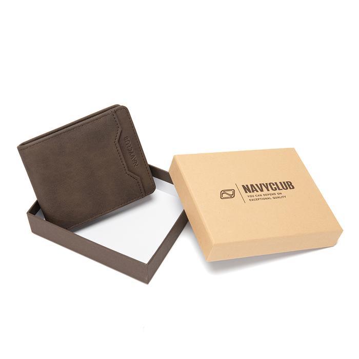 Aerostreet - Leroy Dompet Pria Kasual Pu- Dompet Lipat Free Box Exclusive Dompet Hitam