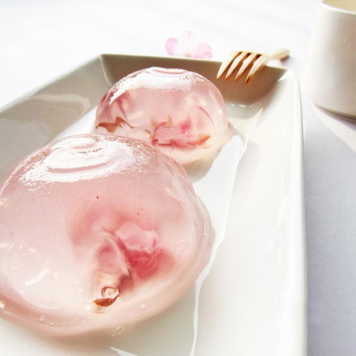 BUNGA EDIBLE SAKURA MACAROON HIASAN CAKE PUDING KUE TEH TOPPER FLOWER