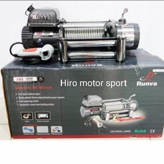 winch Runva EWX 12000 lbs 24 volt - M23 Auto ACC