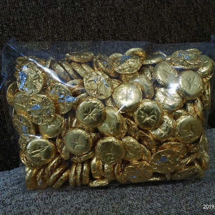 Promo coin delfi fullmilk 500gr (coklat koin delfi)original murah