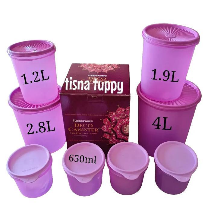 deco canister set deco canister tupperware toples