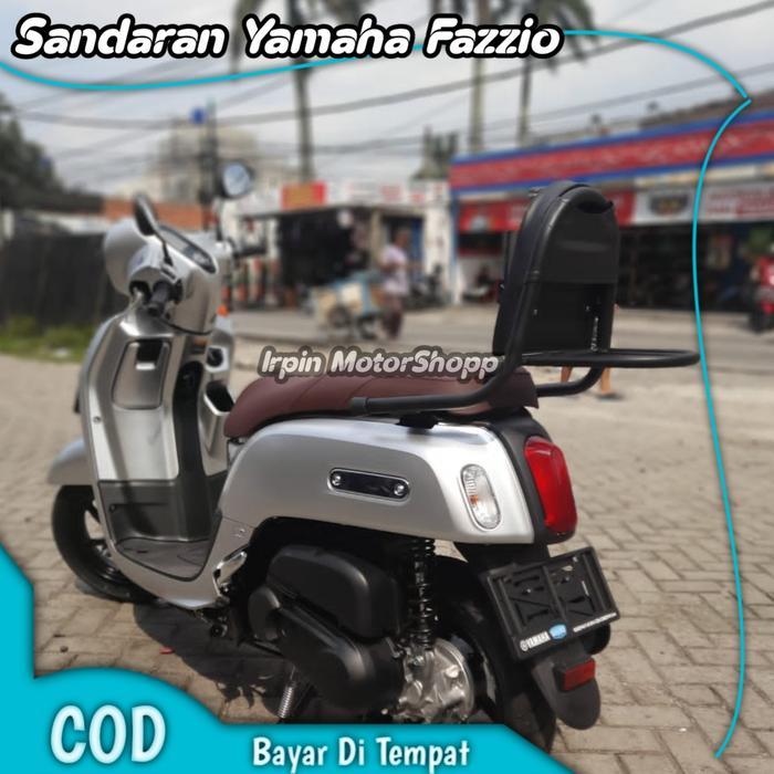 Sandaran Fazzio Sandaran Jox Belakang Yamaha Fazzio Hitam