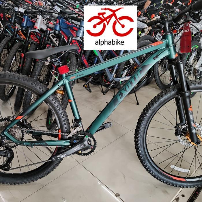 SEPEDA GUNUNG MTB 27.5 EXOTIC ET 2612 SLX TERBARU 2026 ALLOY 1 X 10 SPEED ET2612 BY PACIFIC - GREY