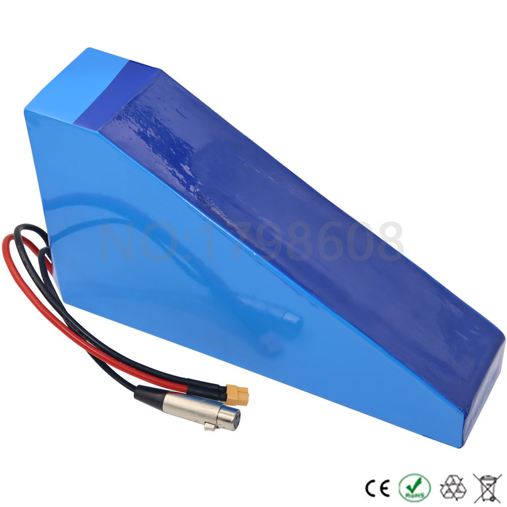 Ebike Battery Triangle 36V 52V 48V 20Ah 25Ah 30Ah 35Ah 40Ah 50Ah for Escooter Electric Bicycle 350W