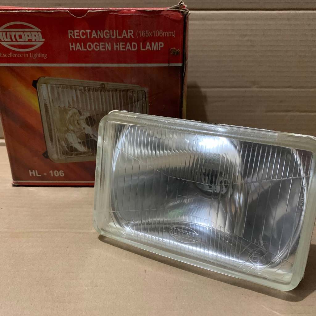 Lampu Headlamp Halogen Kotak 165 x 106mm Autopal