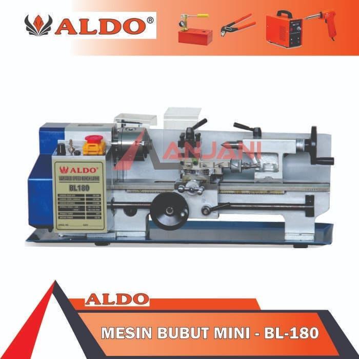 ALDO BL-180 MESIN BUBUT MINI 310mm / BENCH LATHE MACHINE 310 mm BL180