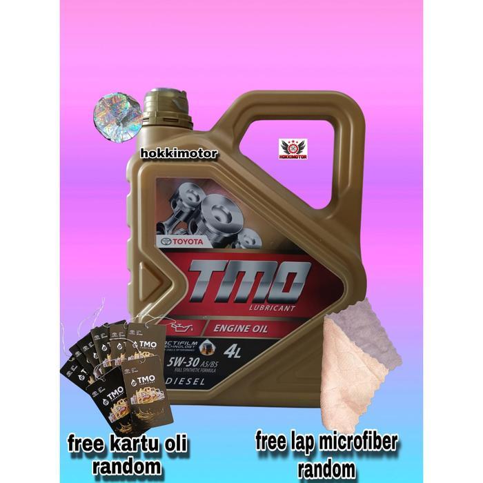 OLI MESIN TMO GOLD SAE 5W-30 NO BARCODE 4 LITER DIESEL SOLAR TOYOTA ACEA A5/B5 FULL