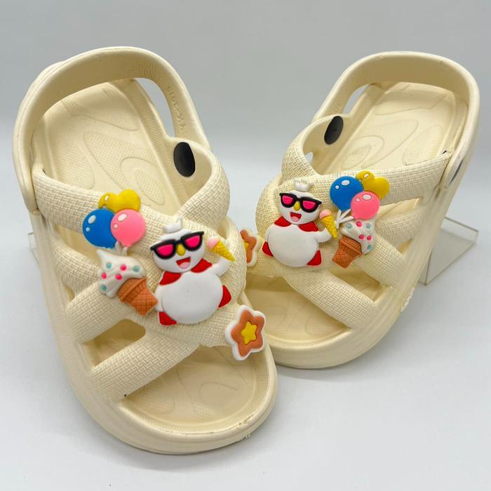 DISKON Inkayni 3075 l Anak Perempuan Tali Belakang l Selop Karet Lentur Anak Cewek Merek Inkayni