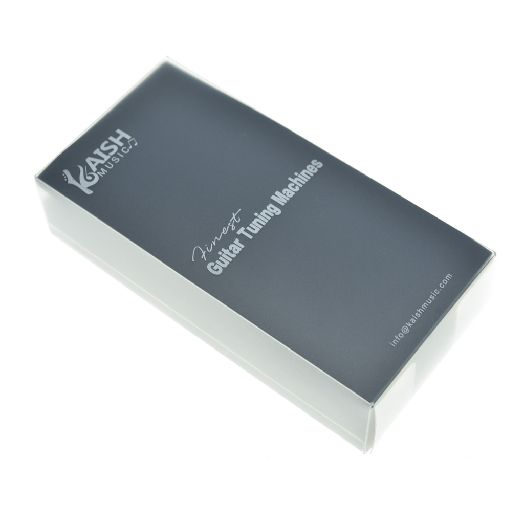 6 Inline Locking Tuners 18:1 Guitar Tuning Keys Pegs Locking Tuning Machine with Vintage Oval Key