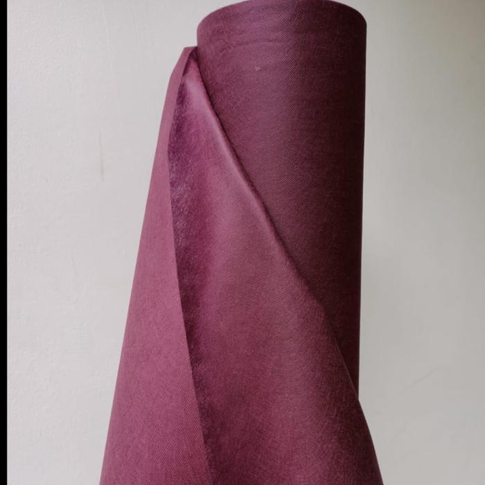 kain spunbond Merah Maron 80 gsm, kain furing,kain spunbond per meter