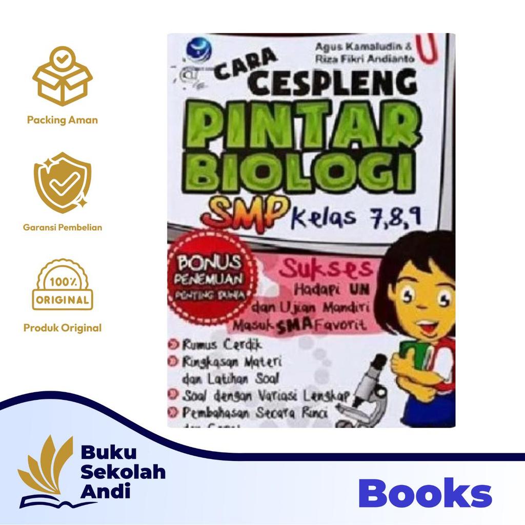 Penerbit Andi - Cara Cespleng Pintar Biologi SMP Kelas 7,8,9, Sukses Hadapi UN Dan Ujian Mandiri Mas