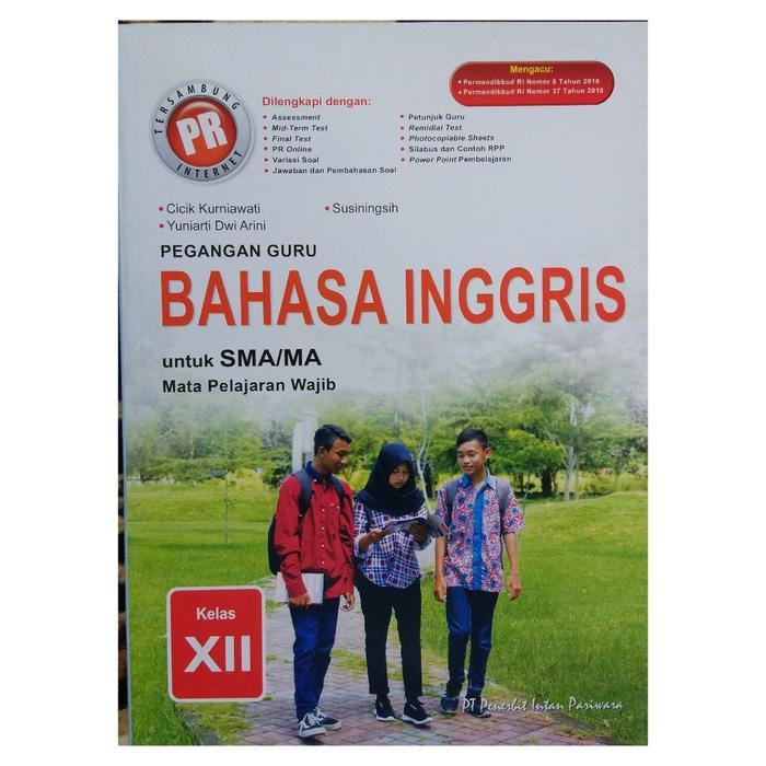ASLI Buku PR Pegangan Guru Bahasa Inggris 12 SMA Intan Pariwara READY STOCK