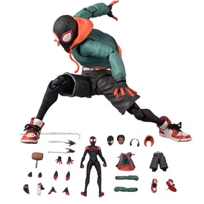 Action Figure spiderman miles morales spider verse