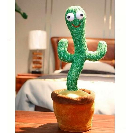 MAINAN KAKTUS BERGOYANG DANCING KAKTUS BONEKA KAKTUS GOYANG