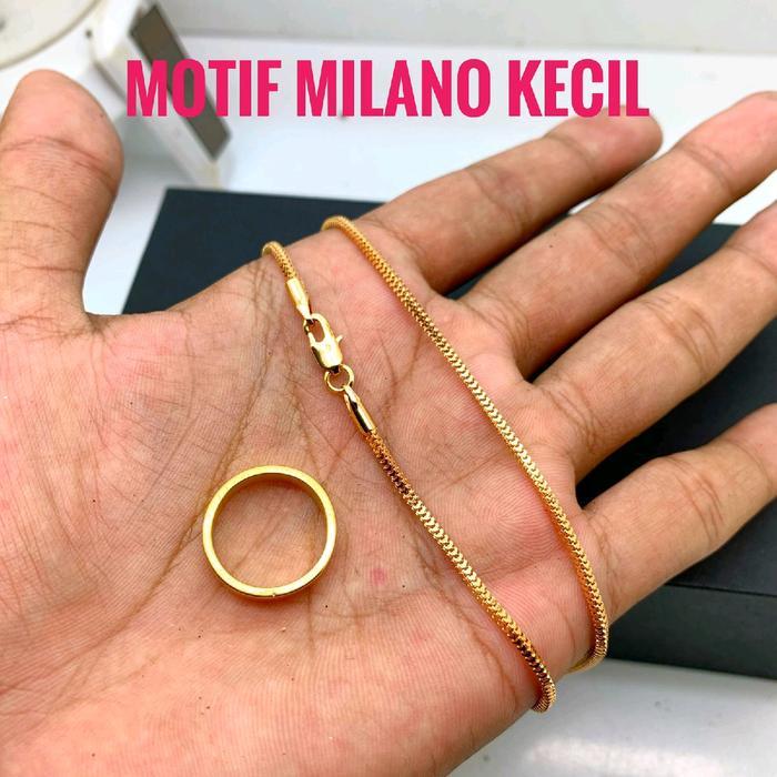 Kalung Titanium Pria Wanita Pengait Capit Lobster