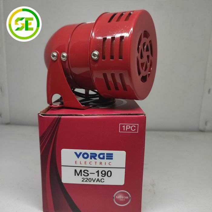VORGE mini Motor Siren (Sirene) MS-190M 3" BUKAN FORT MS-190 MS190 3in