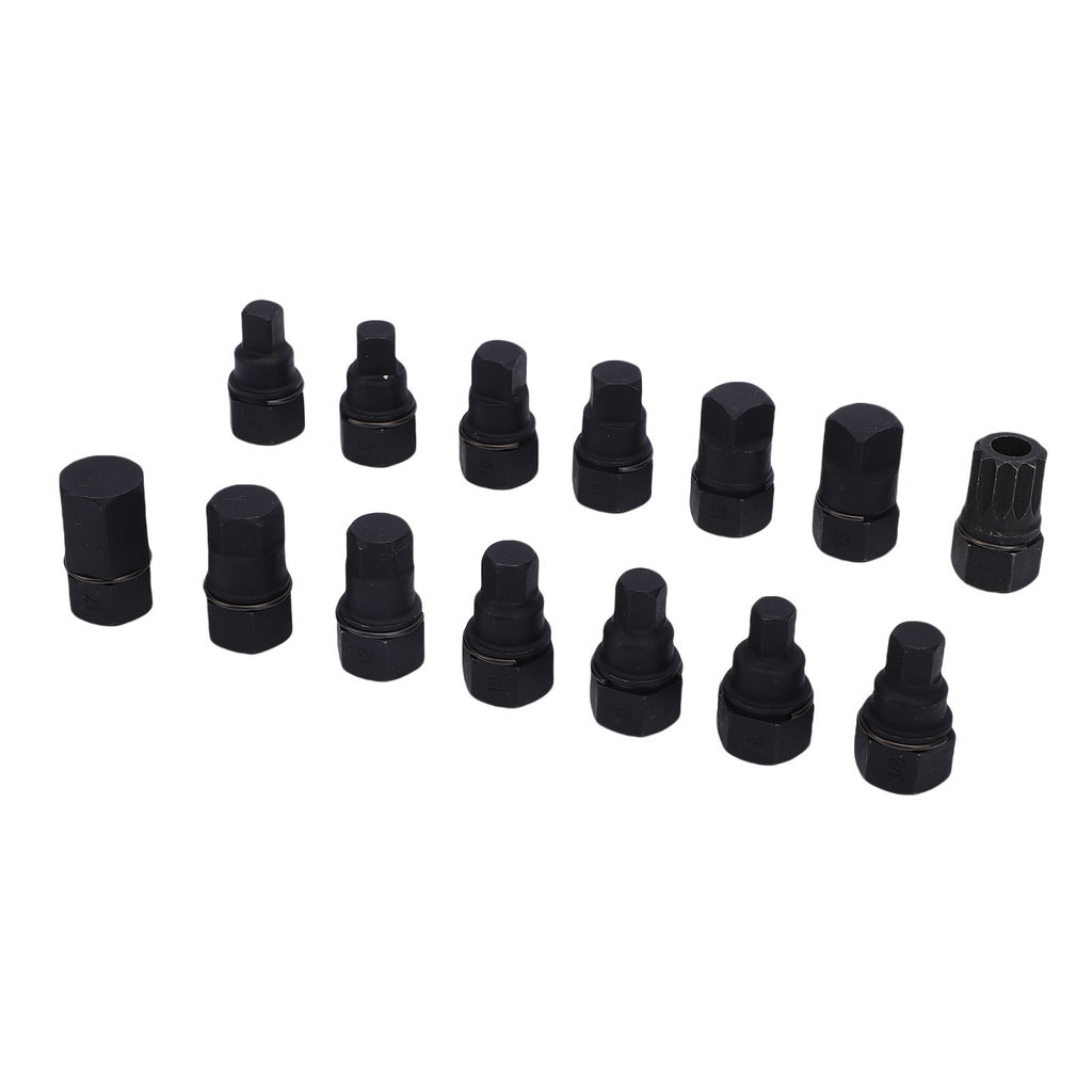 Baru 3/8in Drive Oil Drain Plug Key Set Oil Drain Plug Key Set Multifunctional M16 Hex  3/8in Drive 