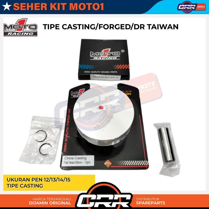 Seher Kit Piston Moto1 Pen 13 Casting 54~59 Mm Piston Mentah Moto1 M1R