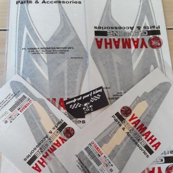 Ready STRIPING RX KING 2004 STIKER LIST RX KING 2004 HITAM ORIGINAL YGP