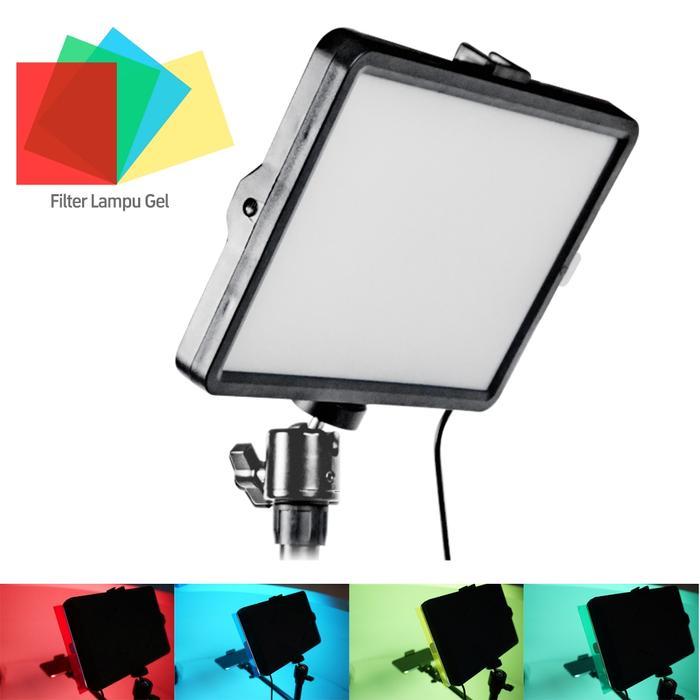 Overhead Tripod + LED Lampu Stand HP Meja Holder Phone Holder Bracket 360 Lampu Fotografi Holder HP