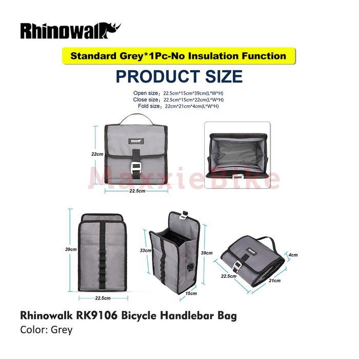 Rhinowalk Tas Sepeda Multifungsi Rk9106 Handlebar Bag Tas Depan Sepeda Mtb Roadbike Rhinowalk Tas
