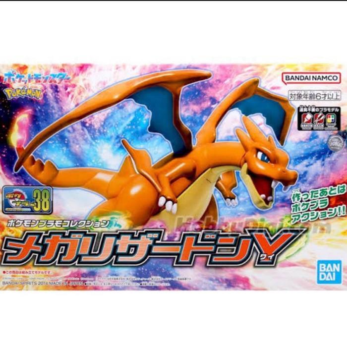 Plamo Pokemon Collection Mega Charizard Y 38 Model Kit Figure Pokemon Bandai Toy