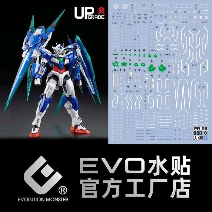 RG 1/144 GUNDAM 00 QANT QAN[T] FULL SABER WATER DECAL EVOLUTION MONSTER