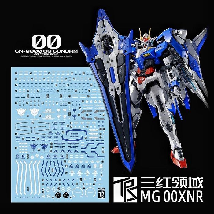 MG 1/100 GUNDAM 00 XN RAISER WATER DECAL TRANSAMSPHERE DECAL