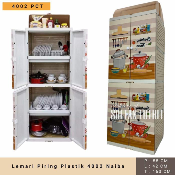 lemari piring plastik naiba