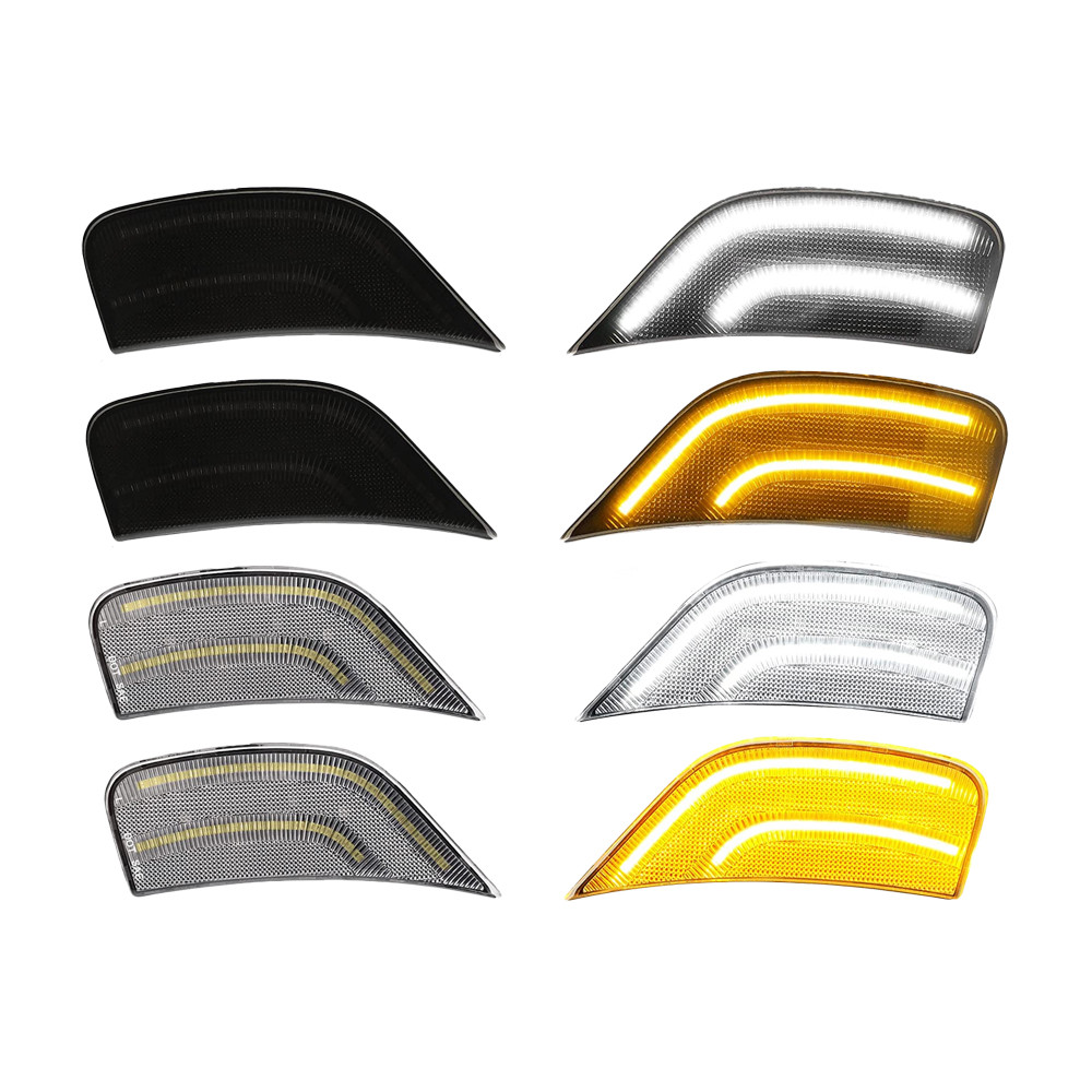 1 Pasang Lampu Penanda Sisi LED Mobil 84776453, 84776452 untuk GMC Yukon XL/Denali,Chevrolet Tahoe/S