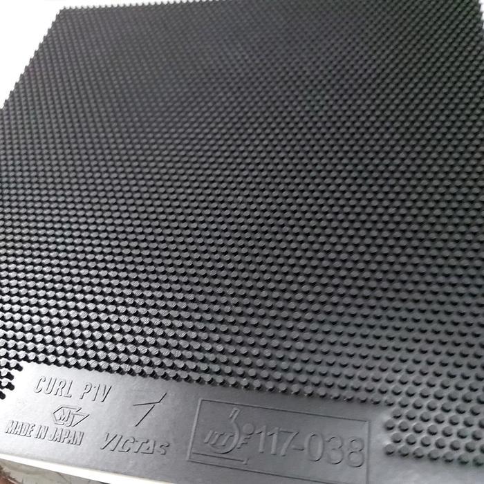 VICTAS P1 V WARNA HITAM KARETNYA (SPON 0.5) CURL P1V