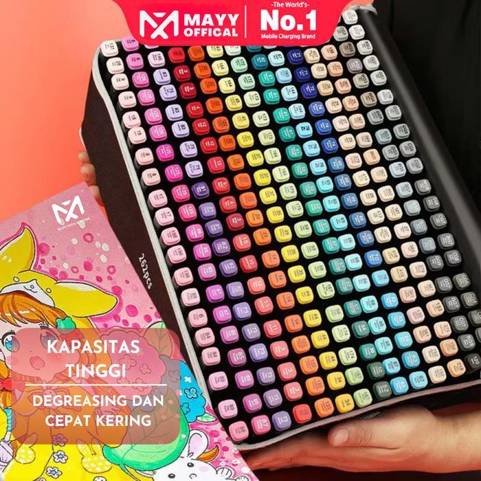 Mayy TouchFive 168/120/80/60 Warna Sketsa Spidol Umum General Marker Set Animation Markers