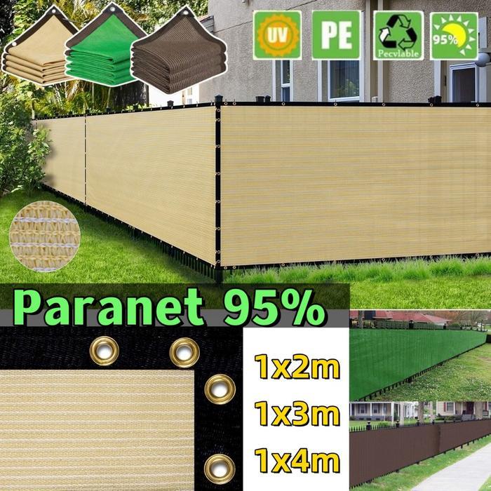 [COD] Jaring Paranet 95%/Anti UV Sunshade Net /Sunshade Net Tabir Surya Coklat Taman Paranet Lebar