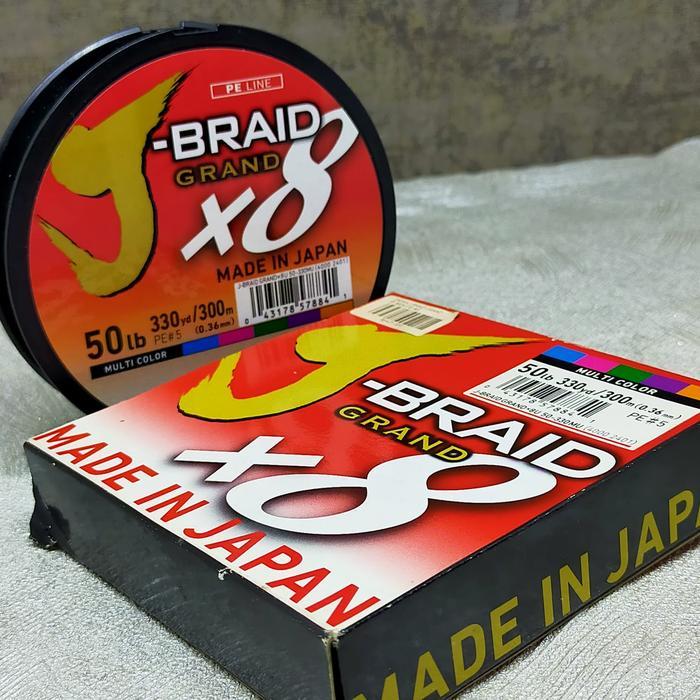 Senar PE Daiwa J Braid Grand X8 300M Multicolor
